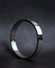 Royal Roman Black Kara Bracelet Men Punk Bracelet Stainless Steel